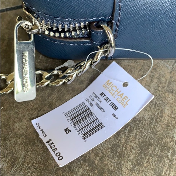 MICHAEL KORS LG EW CROSSBODY Bag NAVY 35T8GTTC9L - Picture 16 of 16